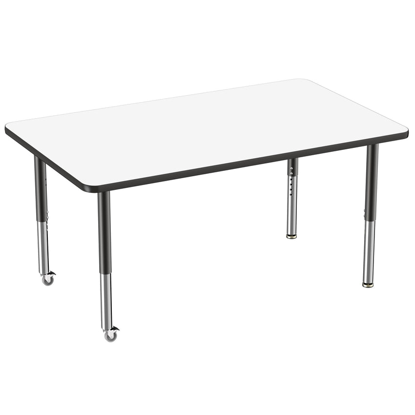FDP 36" x 60" Rectangle Dry - Erase Activity Table with Adjustable Super Legs (FDP - 10187 - XX) - SchoolOutlet