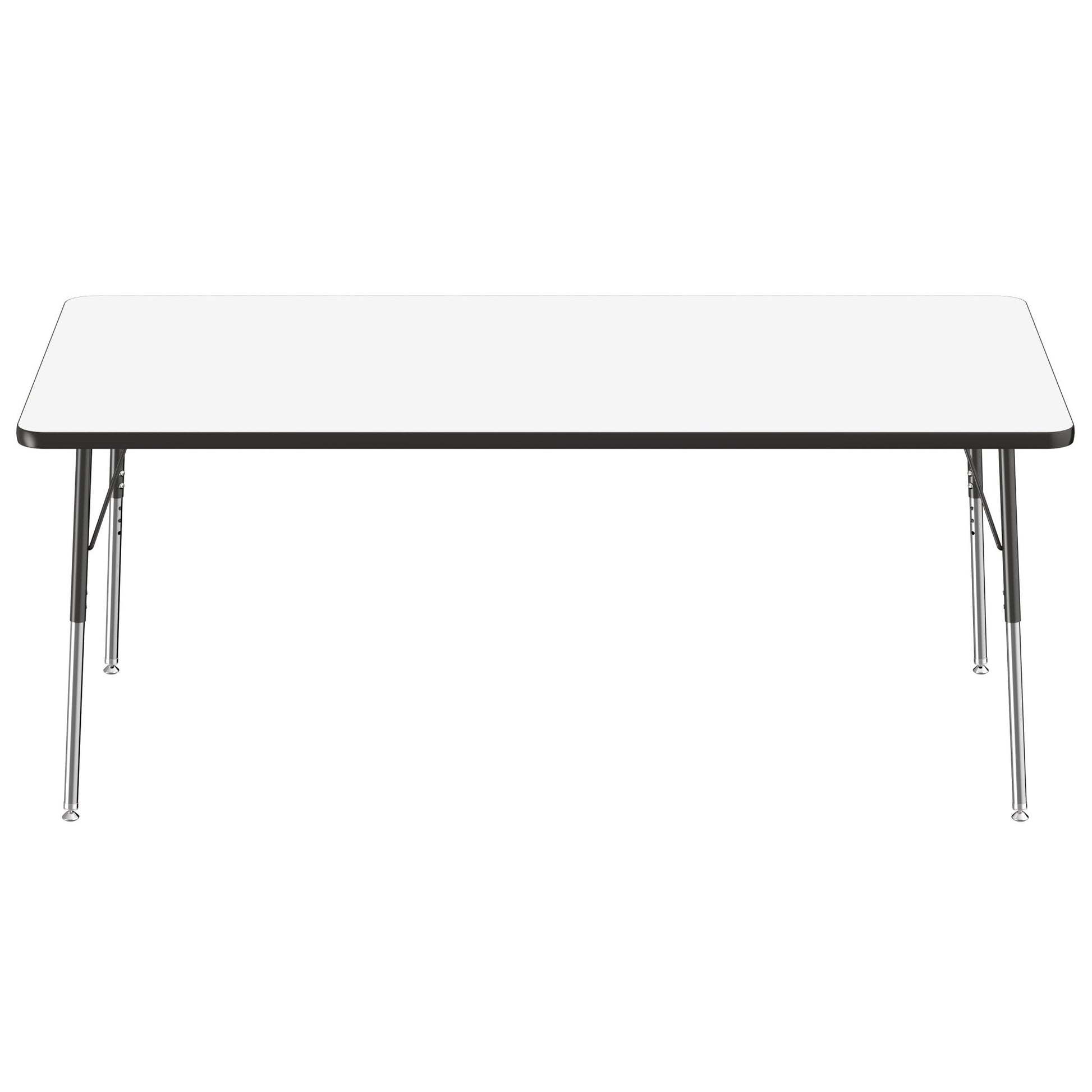 FDP 36" x 72" Rectangle Dry - Erase Activity Table with Adjustable Standard Swivel Glide Legs (FDP - 10188 - XX) - SchoolOutlet