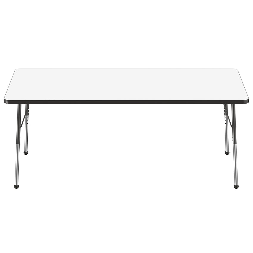 FDP 36" x 72" Rectangle Dry - Erase Activity Table with Adjustable Standard Ball Glide Legs (FDP - 10189 - XX) - SchoolOutlet