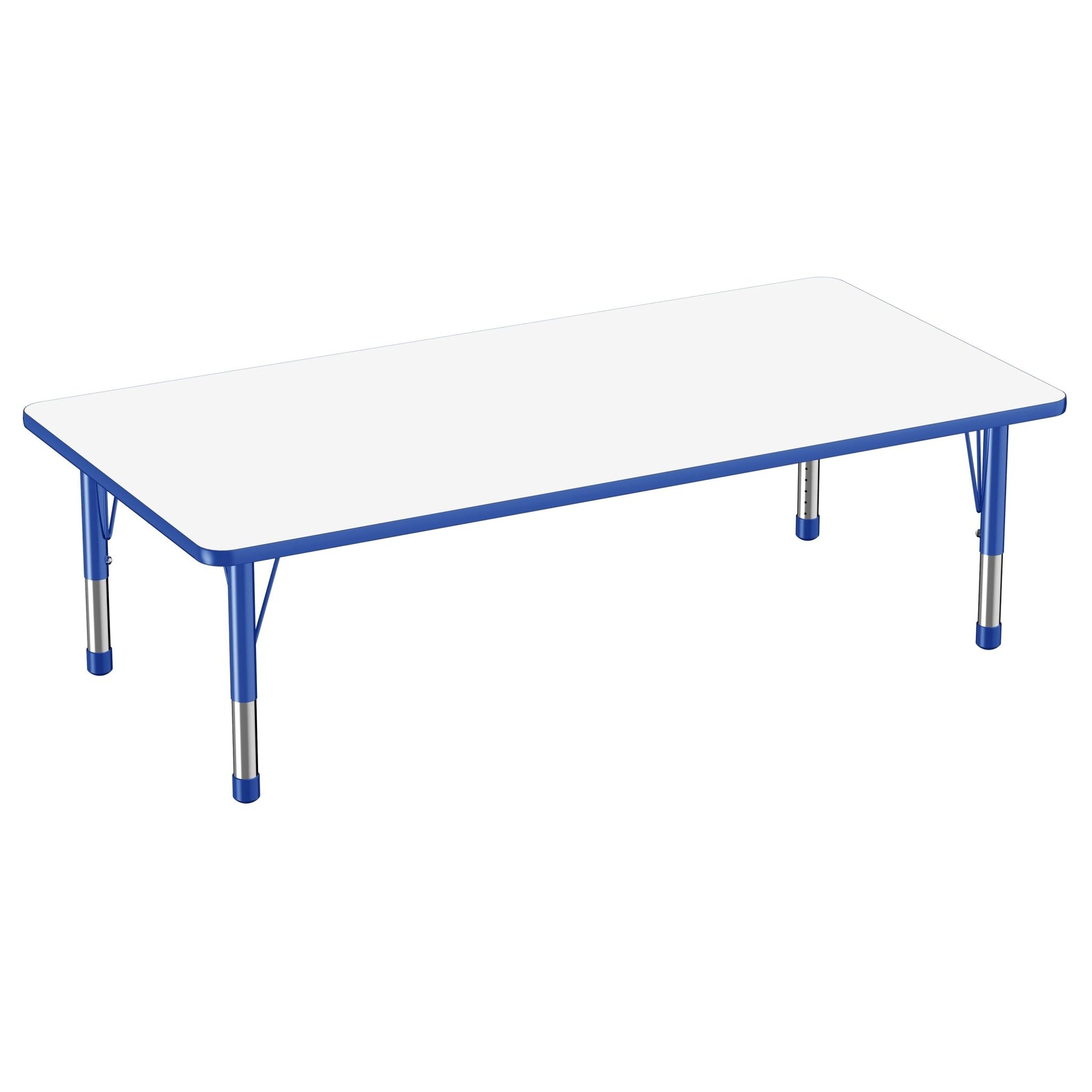 FDP 36" x 72" Rectangle Dry - Erase Activity Table with Adjustable Chunky Legs (FDP - 10190 - XX) - SchoolOutlet
