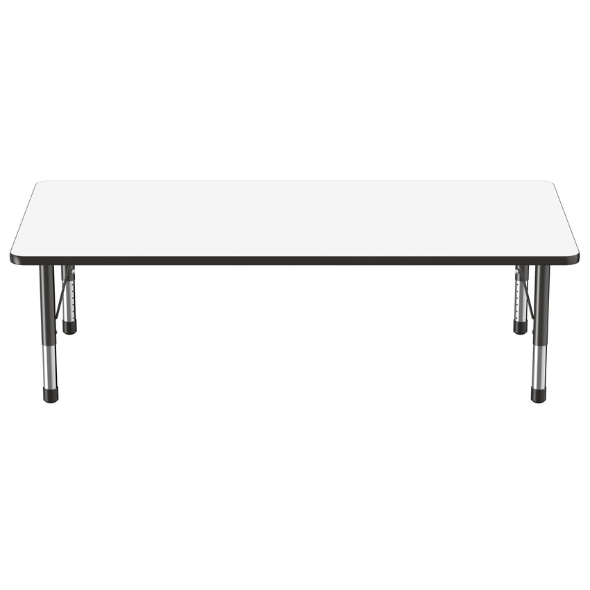 FDP 36" x 72" Rectangle Dry - Erase Activity Table with Adjustable Chunky Legs (FDP - 10190 - XX) - SchoolOutlet