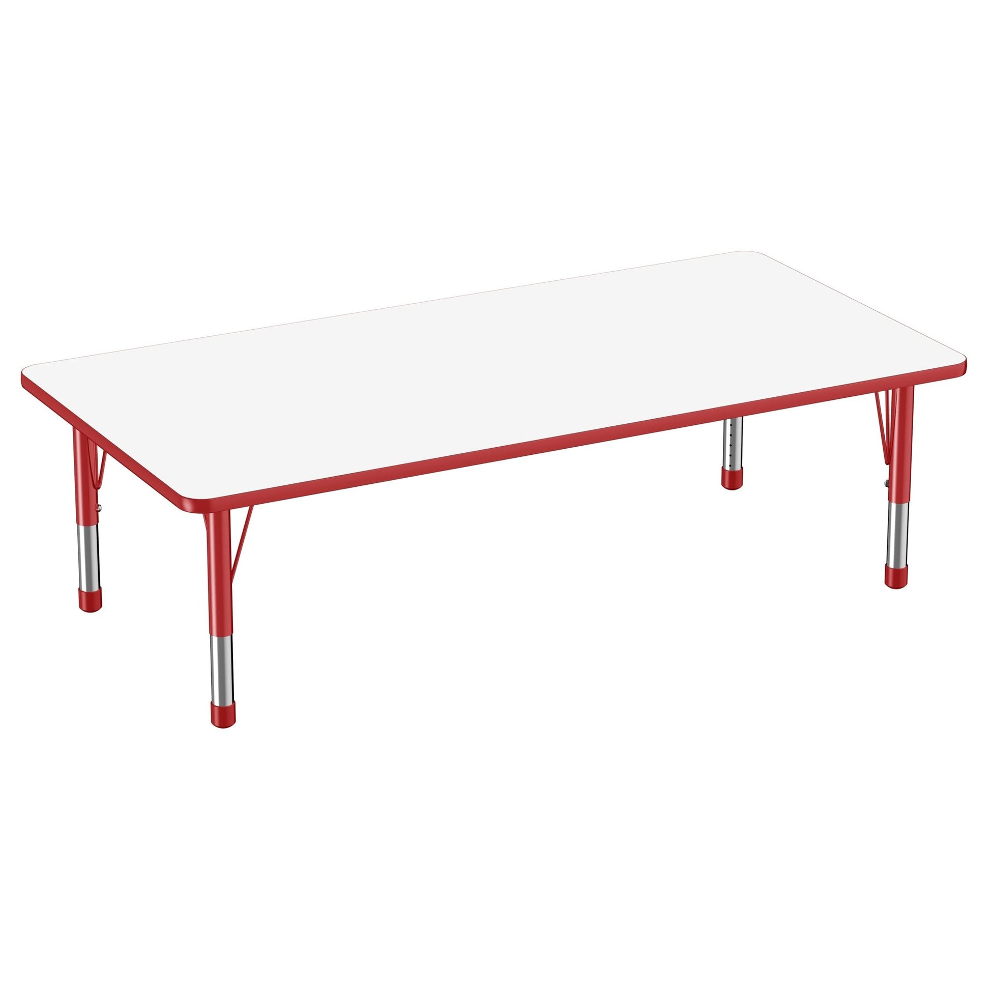 FDP 36" x 72" Rectangle Dry - Erase Activity Table with Adjustable Chunky Legs (FDP - 10190 - XX) - SchoolOutlet