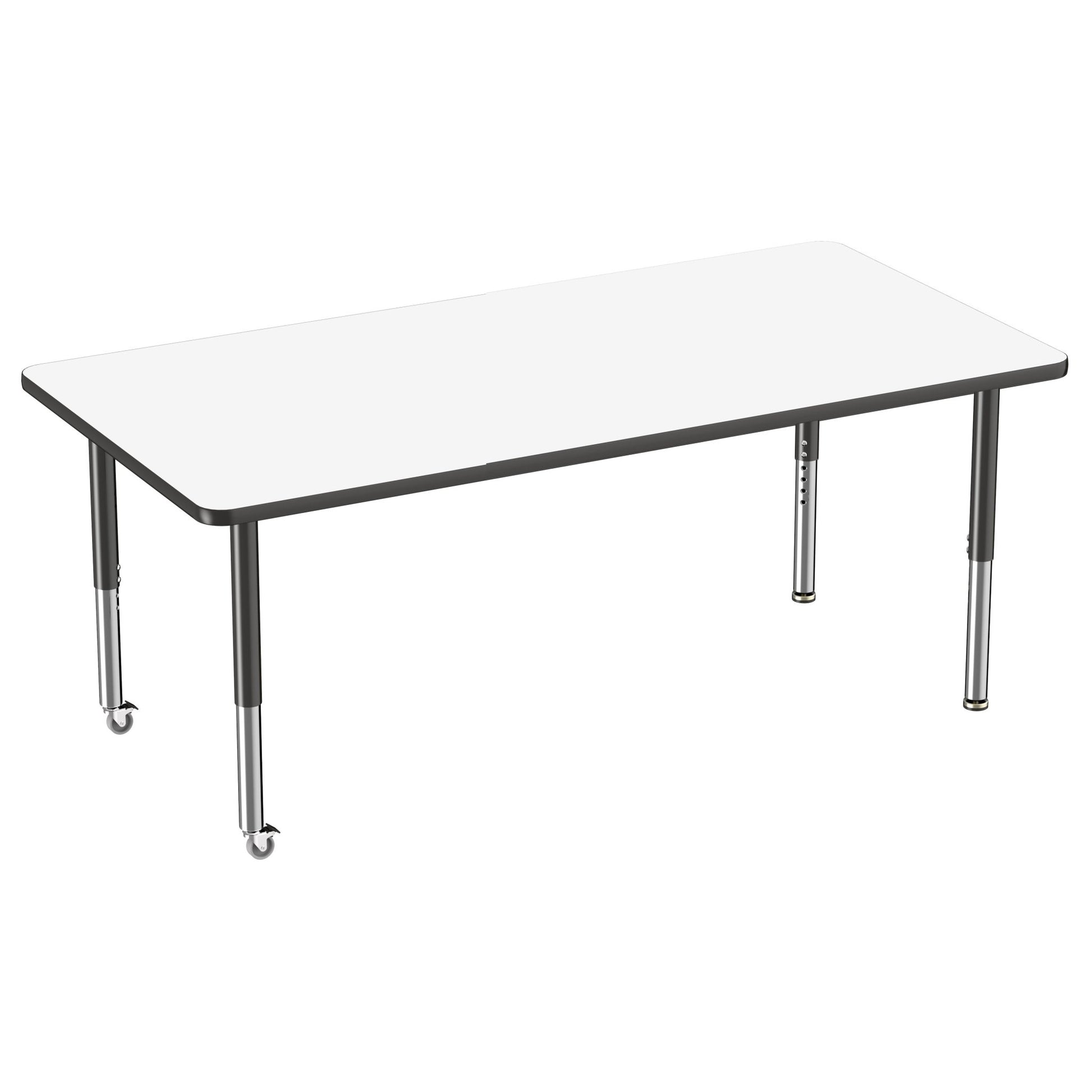 FDP 36" x 72" Rectangle Dry - Erase Activity Table with Adjustable Super Legs (FDP - 10191 - XX) - SchoolOutlet
