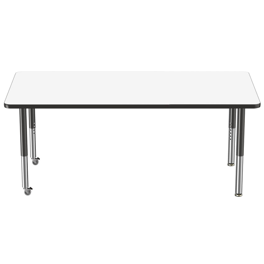 FDP 36" x 72" Rectangle Dry - Erase Activity Table with Adjustable Super Legs (FDP - 10191 - XX) - SchoolOutlet