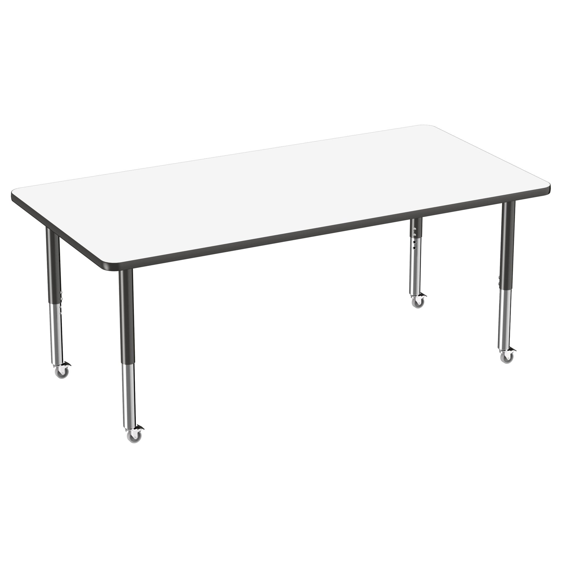 FDP 36" x 72" Rectangle Dry - Erase Activity Table with Adjustable Super Legs (FDP - 10191 - XX) - SchoolOutlet