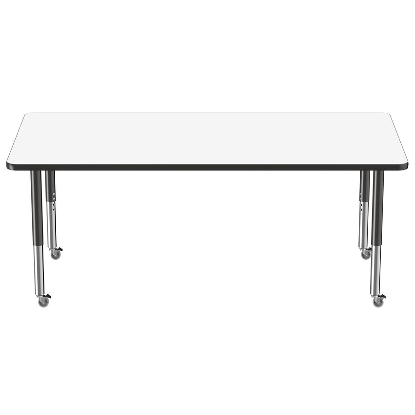 FDP 36" x 72" Rectangle Dry - Erase Activity Table with Adjustable Super Legs (FDP - 10191 - XX) - SchoolOutlet