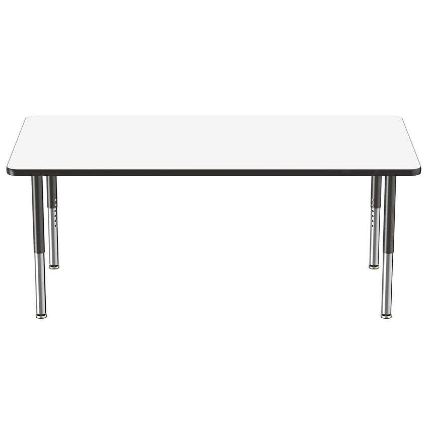 FDP 36" x 72" Rectangle Dry - Erase Activity Table with Adjustable Super Legs (FDP - 10191 - XX) - SchoolOutlet