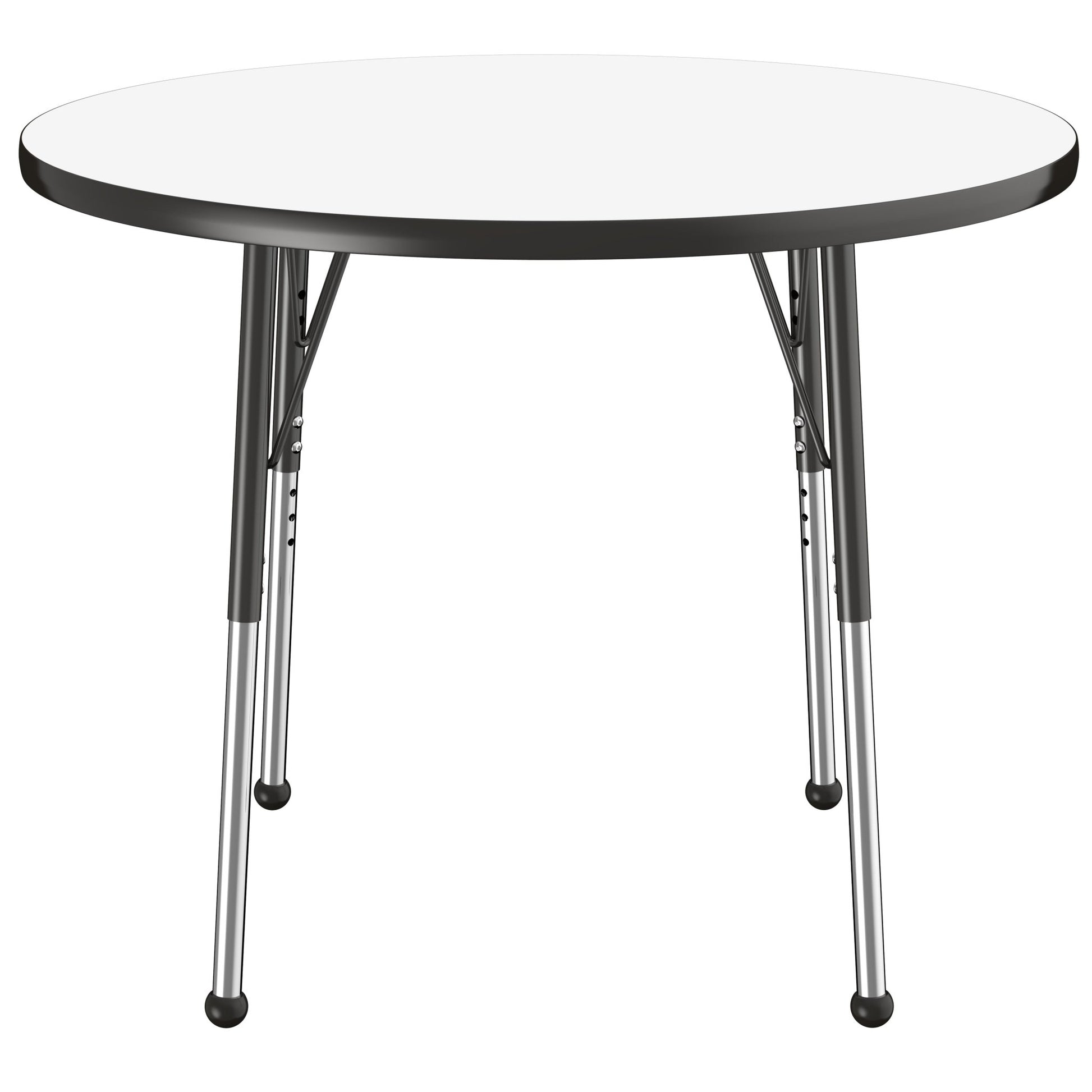 FDP 36" Round Dry - Erase Activity Table with Adjustable Standard Ball Glide Legs (FDP - 10193 - XX) - SchoolOutlet