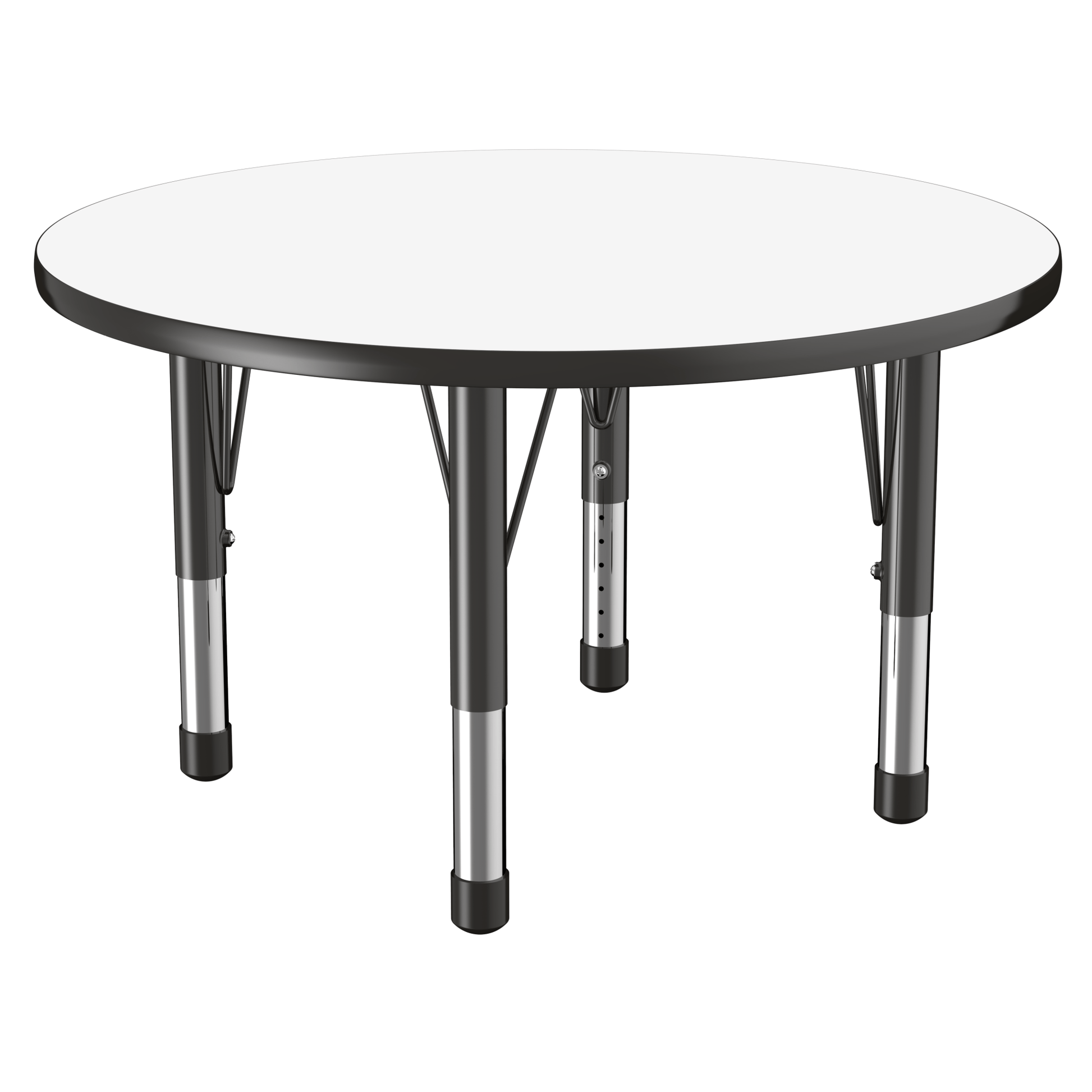 FDP 36" Round Dry - Erase Activity Table with Adjustable Chunky Legs (FDP - 10194 - XX) - SchoolOutlet