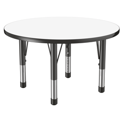 FDP 36" Round Dry-Erase Activity Table with Adjustable Chunky Legs (FDP-10194-XX)