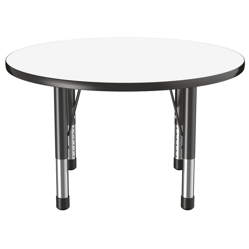 FDP 36" Round Dry - Erase Activity Table with Adjustable Chunky Legs (FDP - 10194 - XX) - SchoolOutlet