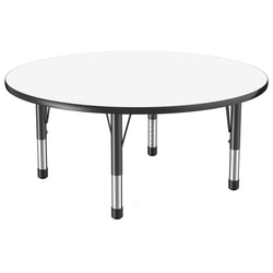 FDP 48" Round Collaborative Dry-Erase Activity Table with Adjustable Chunky Legs (FDP-10198-XX)