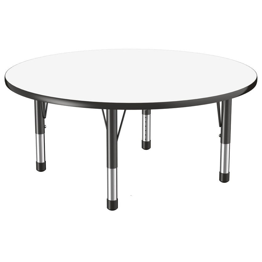 FDP 48" Round Collaborative Dry - Erase Activity Table with Adjustable Chunky Legs (FDP - 10198 - XX) - SchoolOutlet
