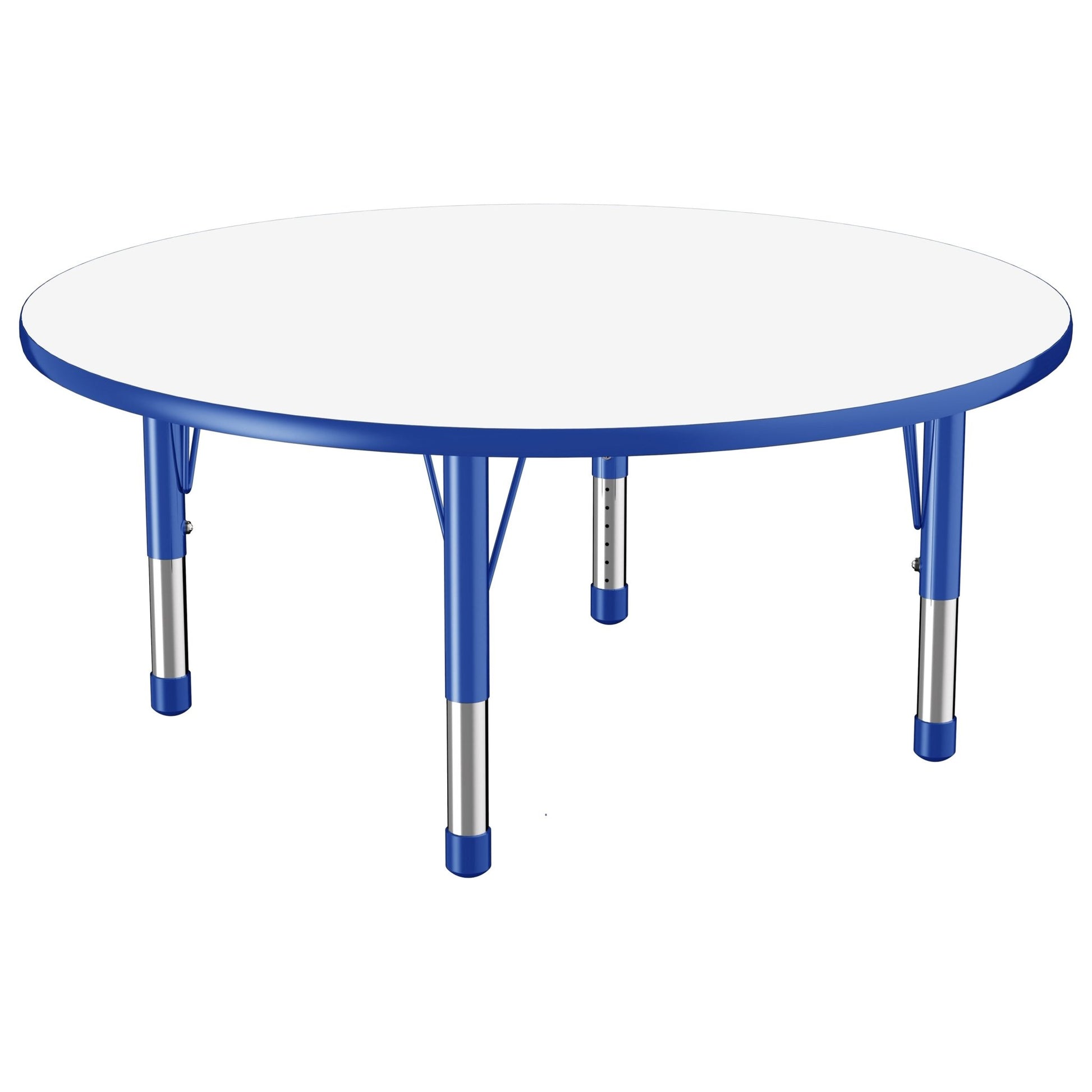 FDP 48" Round Collaborative Dry - Erase Activity Table with Adjustable Chunky Legs (FDP - 10198 - XX) - SchoolOutlet