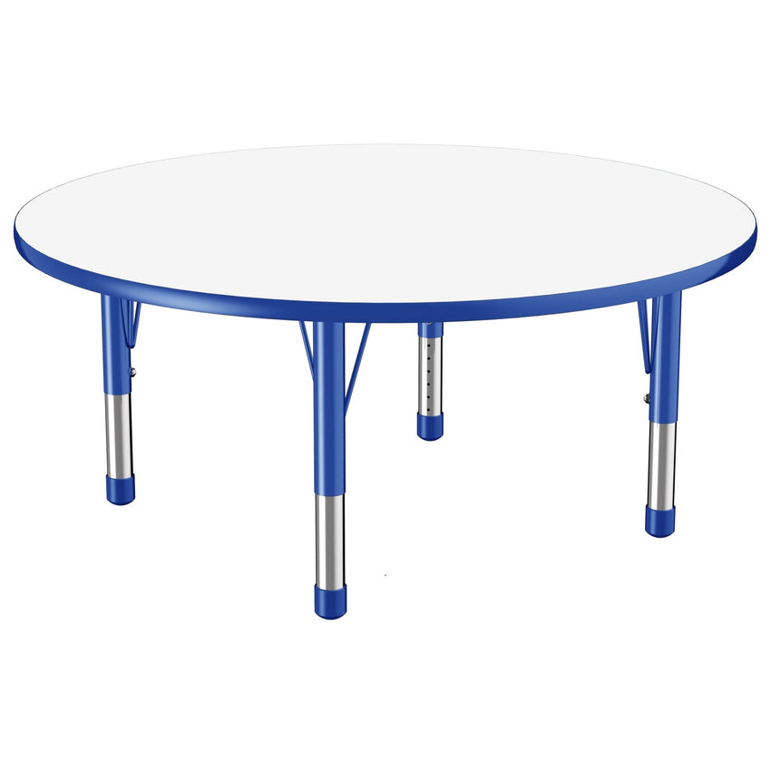 FDP 48" Round Collaborative Dry - Erase Activity Table with Adjustable Chunky Legs (FDP - 10198 - XX) - SchoolOutlet