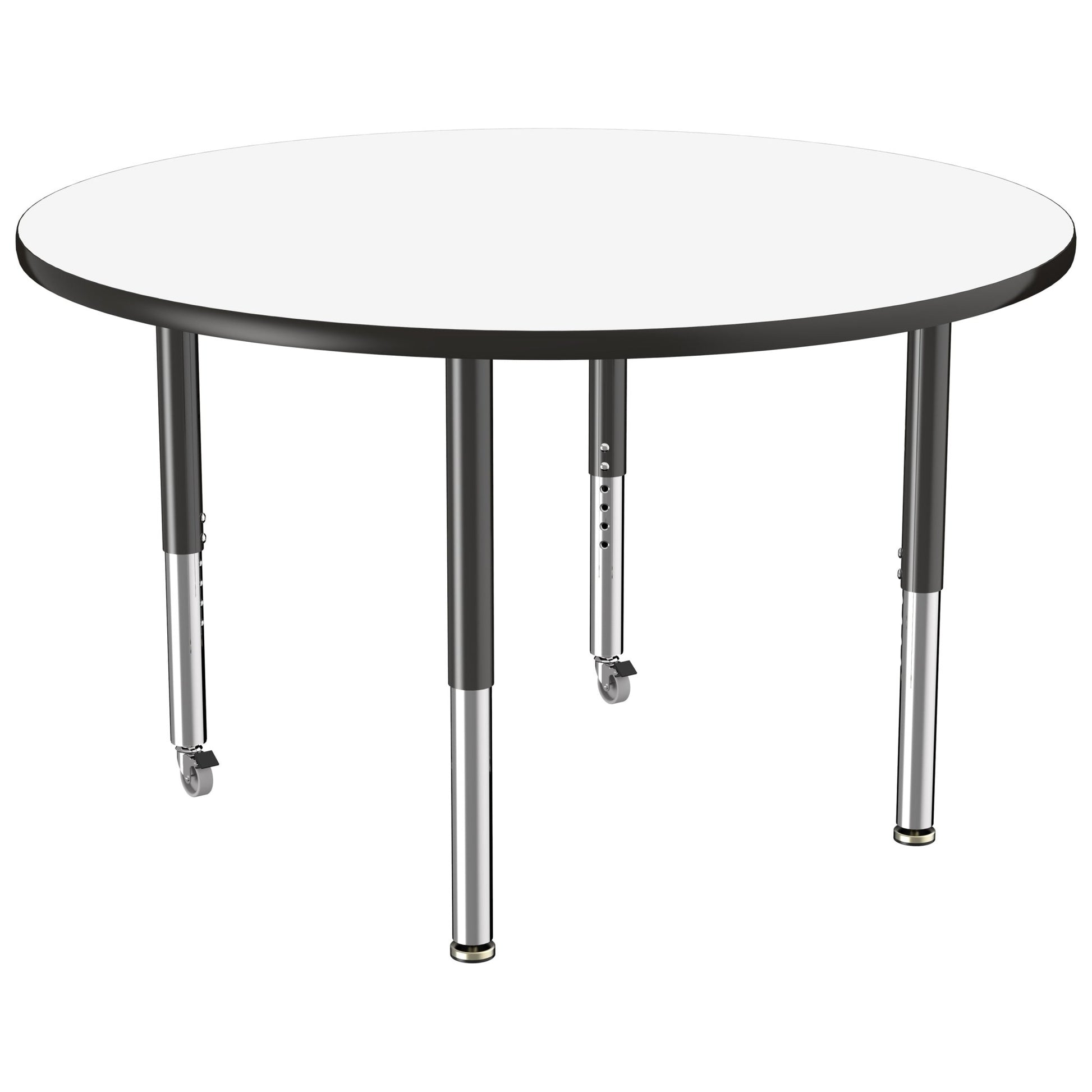FDP 48" Round Collaborative Dry - Erase Activity Table with Adjustable Super Legs (FDP - 10199 - XX) - SchoolOutlet