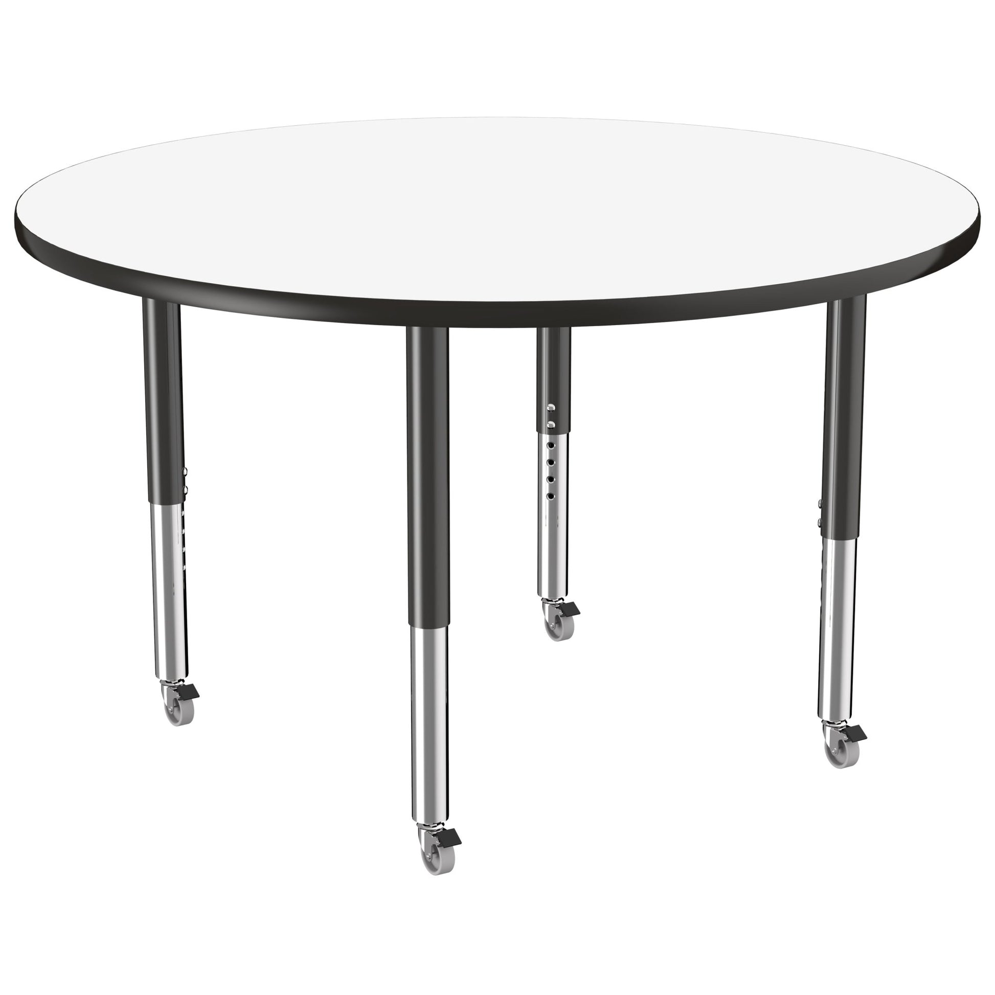 FDP 48" Round Collaborative Dry - Erase Activity Table with Adjustable Super Legs (FDP - 10199 - XX) - SchoolOutlet