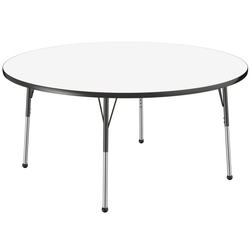 FDP 60" Round Dry-Erase Activity Table with Adjustable Standard Ball Glide Legs (FDP-10201-XX)