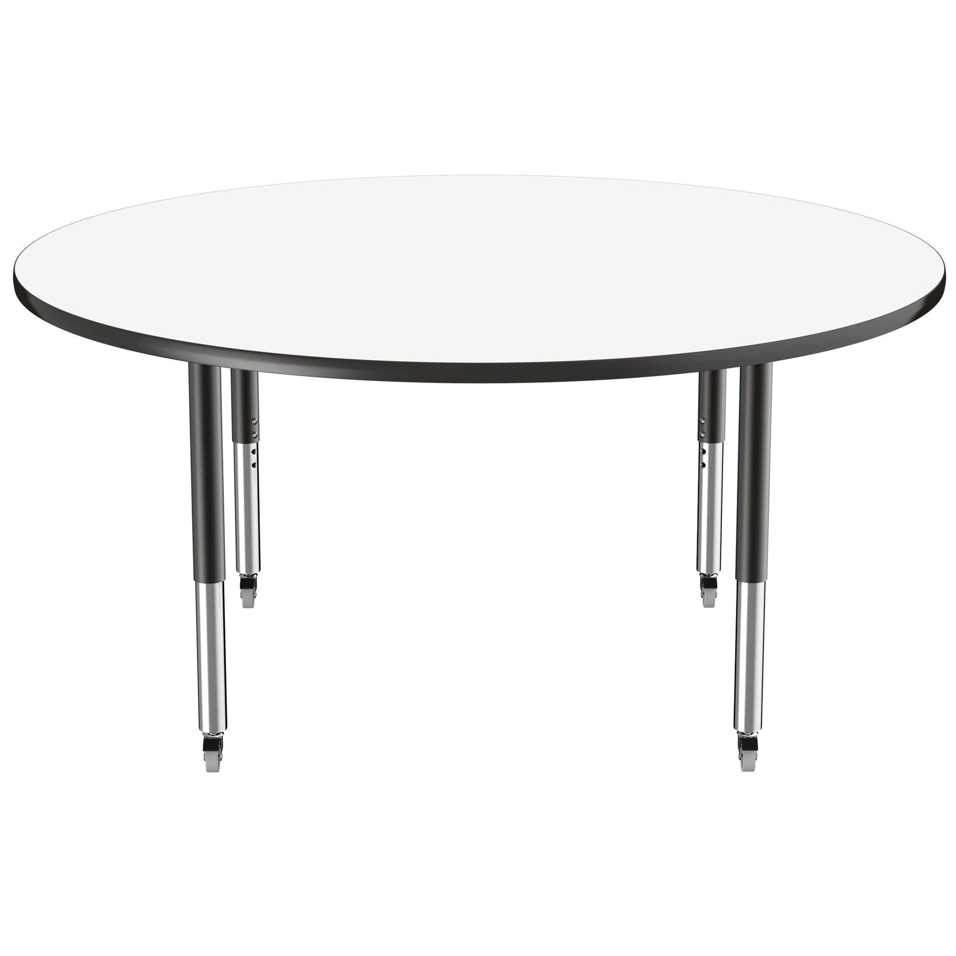 FDP 60" Round Dry - Erase Activity Table with Adjustable Super Legs (FDP - 10203 - XX) - SchoolOutlet