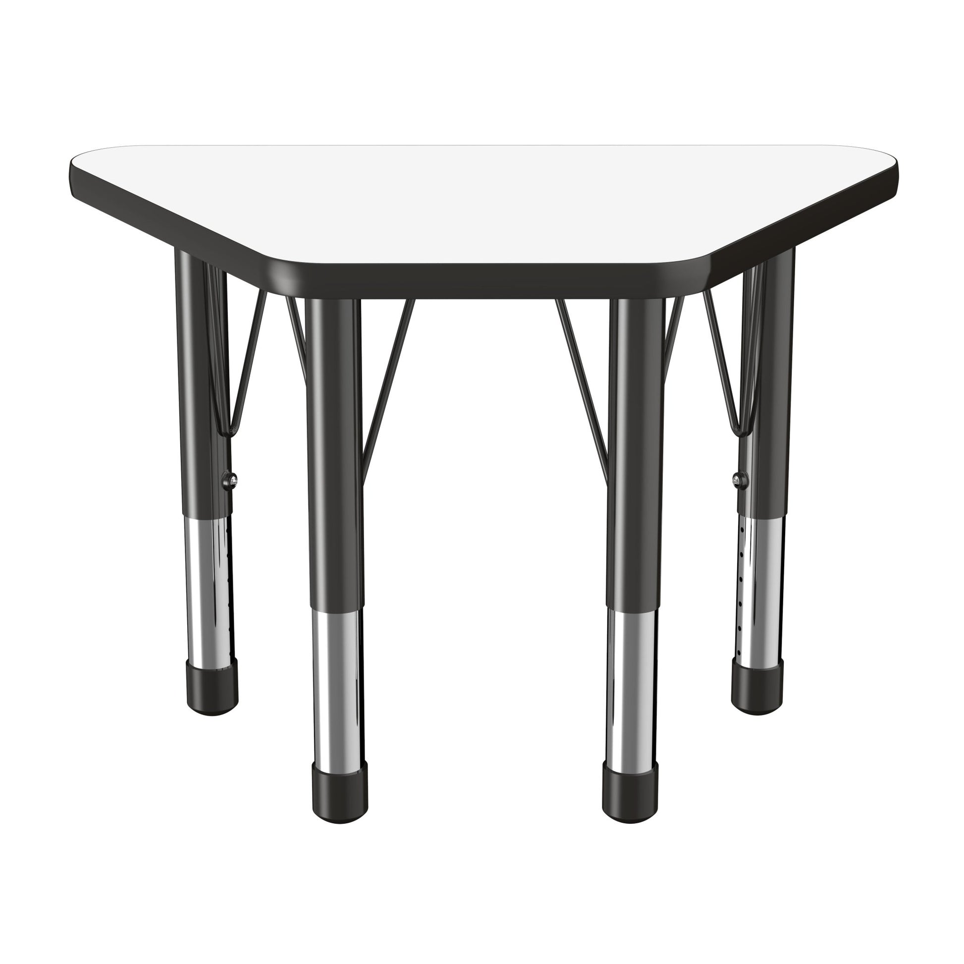 FDP 18" x 30" Trapezoid Dry - Erase Activity Table with Adjustable Chunky Legs (FDP - 10217 - XX) - SchoolOutlet