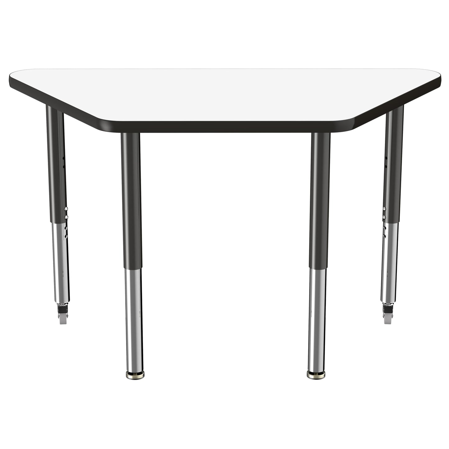 FDP 24" x 48" Trapezoid Dry - Erase Activity Table with Adjustable Super Legs (FDP - 10221 - XX) - SchoolOutlet