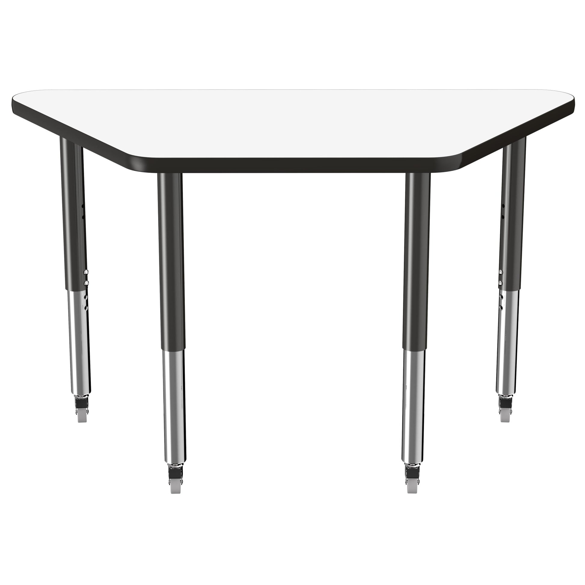 FDP 24" x 48" Trapezoid Dry - Erase Activity Table with Adjustable Super Legs (FDP - 10221 - XX) - SchoolOutlet