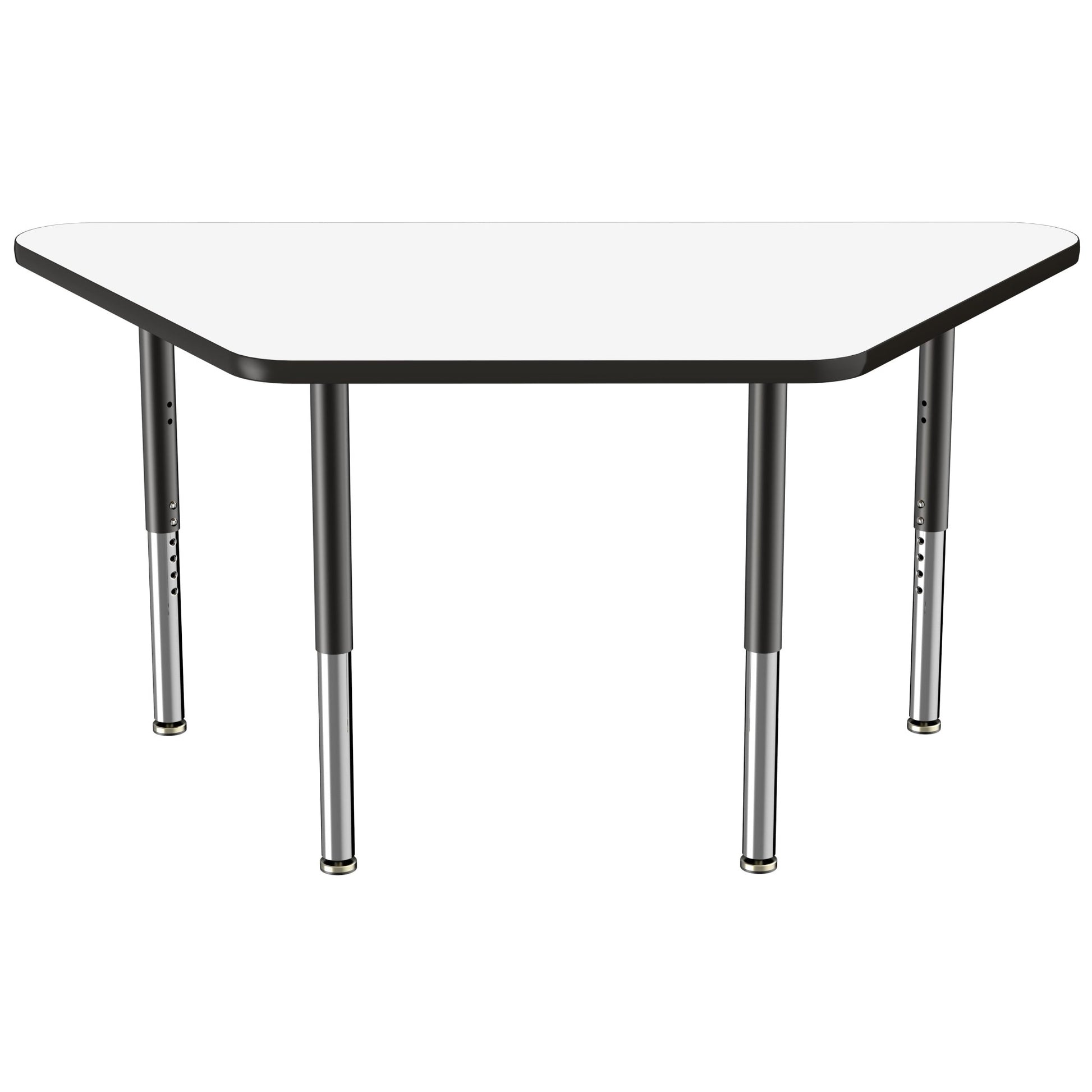 FDP 30" x 60" Trapezoid Dry - Erase Activity Table with Adjustable Super Legs (FDP - 10225 - XX) - SchoolOutlet
