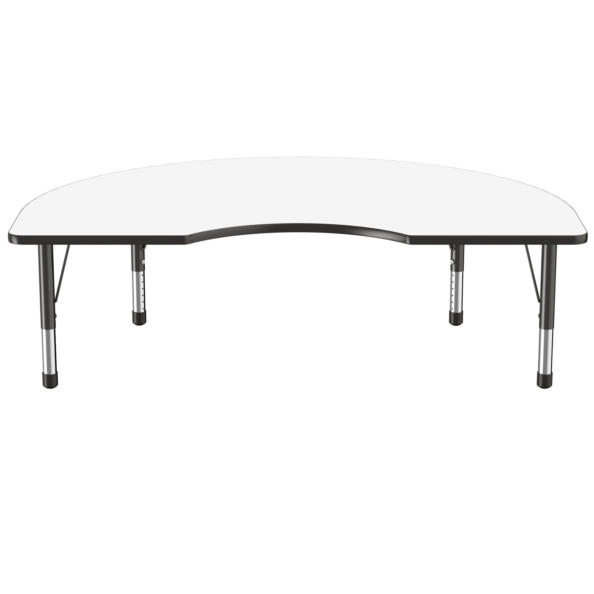 FDP 48" x 72" Kidney Dry - Erase Activity Table with Adjustable Chunky Legs (FDP - 10239 - XX) - SchoolOutlet