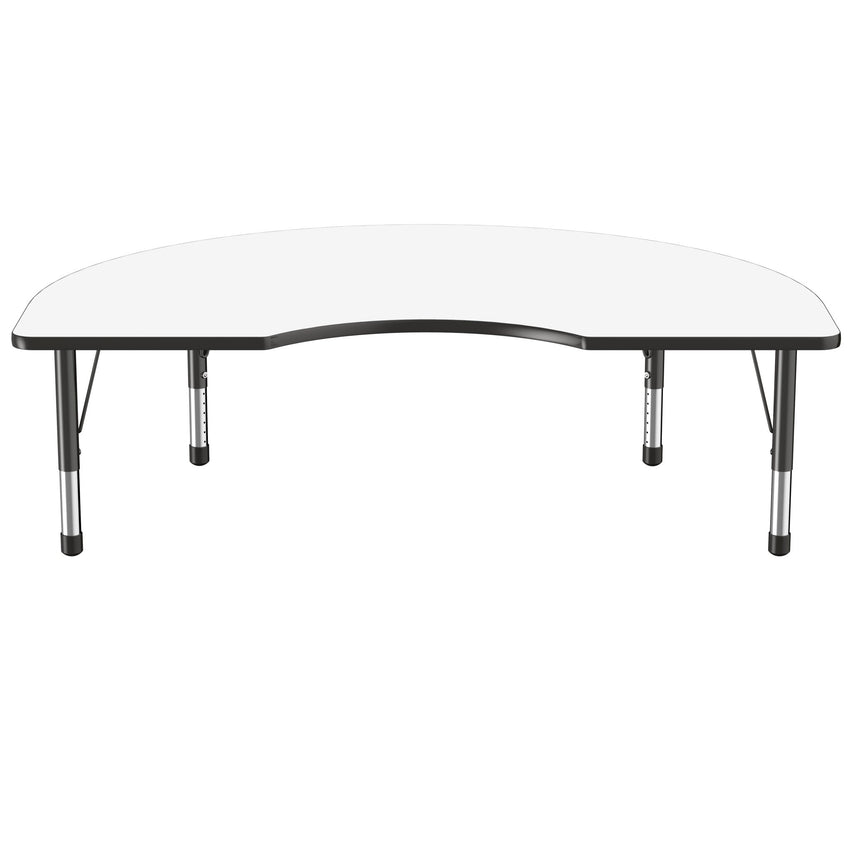 FDP 48" x 72" Kidney Dry - Erase Activity Table with Adjustable Chunky Legs (FDP - 10239 - XX) - SchoolOutlet