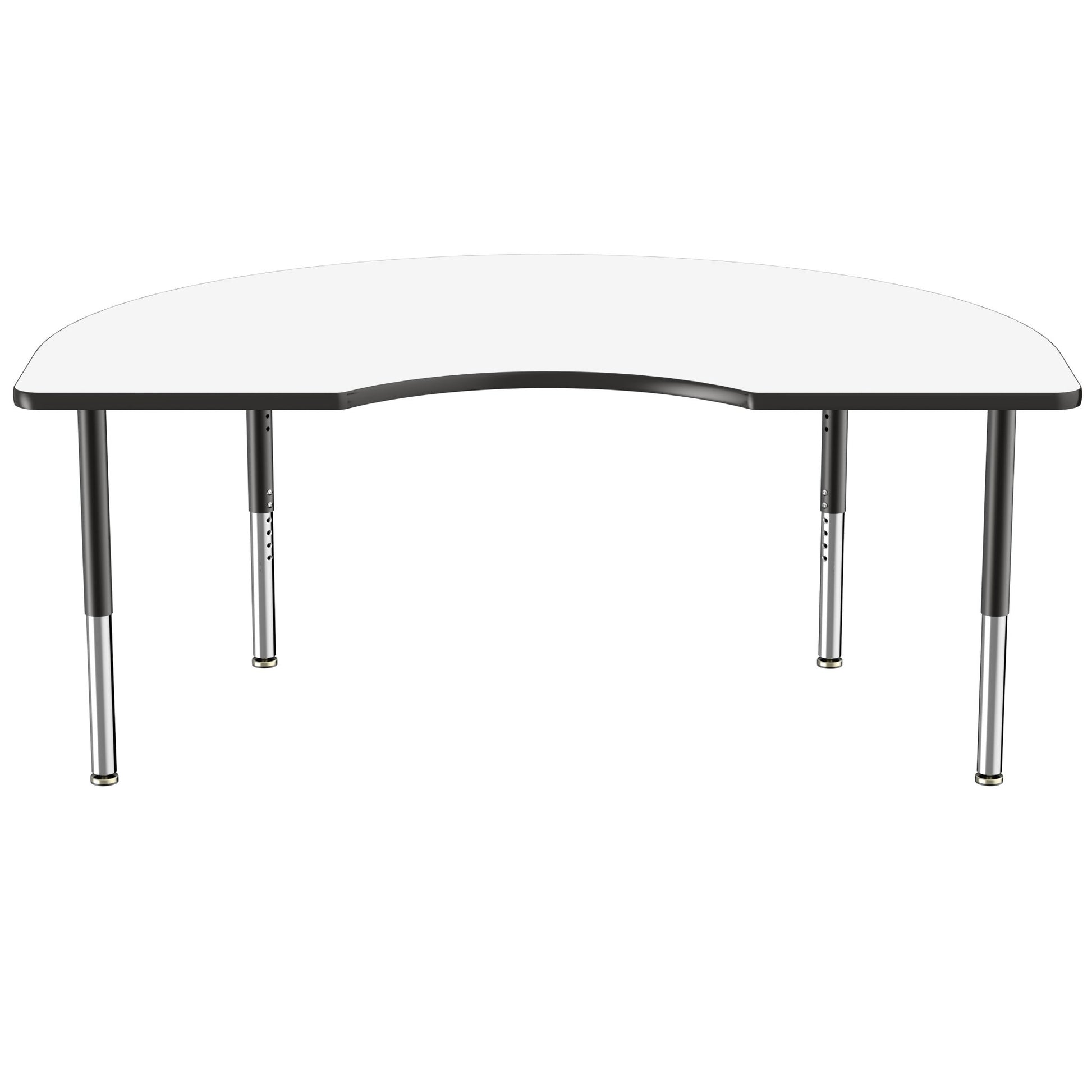 FDP 48" x 72" Kidney Dry - Erase Activity Table with Adjustable Super Legs (FDP - 10240 - XX) - SchoolOutlet
