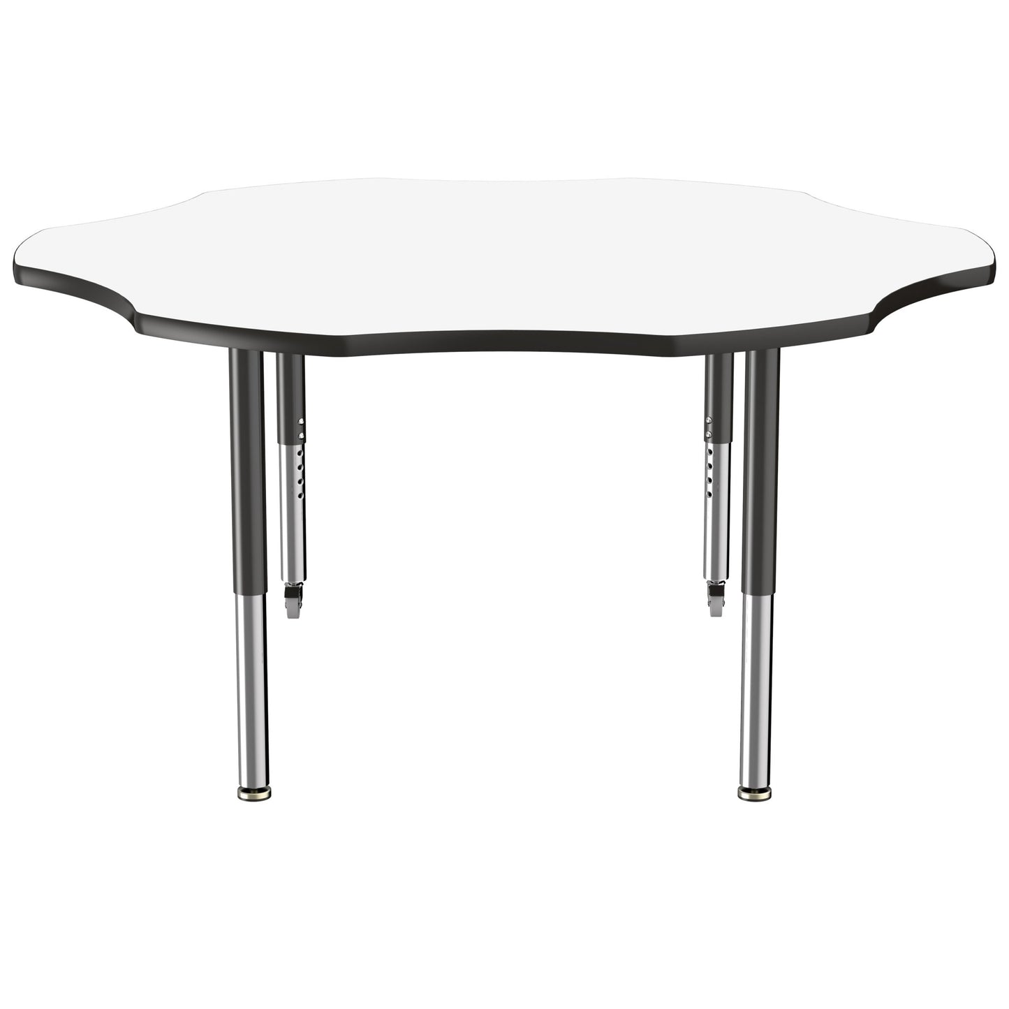 FDP 60" x 60" Flower Dry - Erase Activity Table with Adjustable Super Legs (FDP - 10244 - XX) - SchoolOutlet