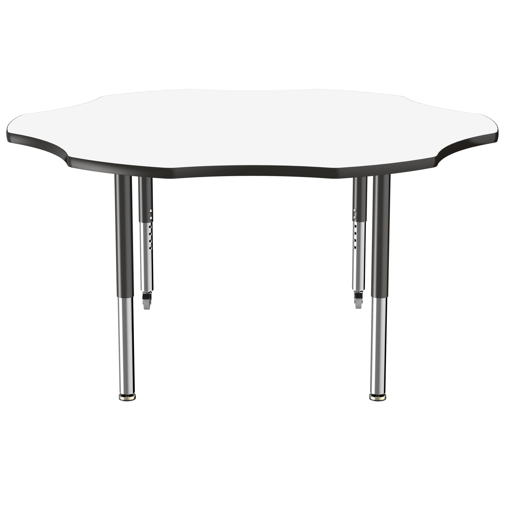 FDP 60" x 60" Flower Dry - Erase Activity Table with Adjustable Super Legs (FDP - 10244 - XX) - SchoolOutlet