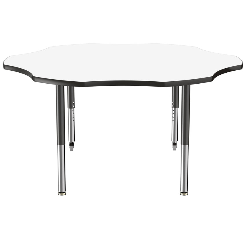 FDP 60" x 60" Flower Dry - Erase Activity Table with Adjustable Super Legs (FDP - 10244 - XX) - SchoolOutlet