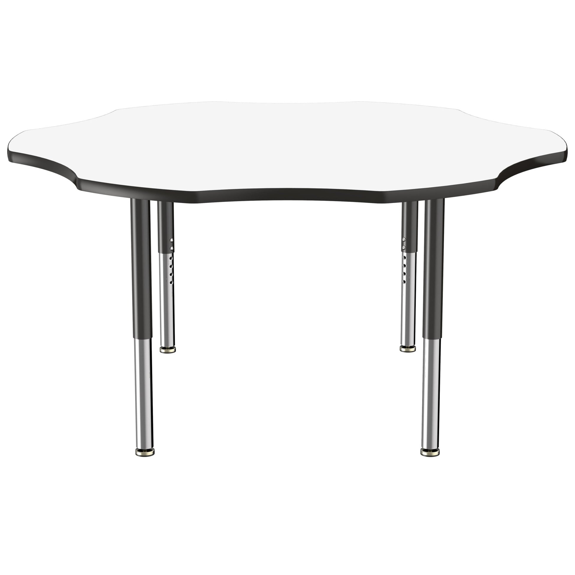 FDP 60" x 60" Flower Dry - Erase Activity Table with Adjustable Super Legs (FDP - 10244 - XX) - SchoolOutlet