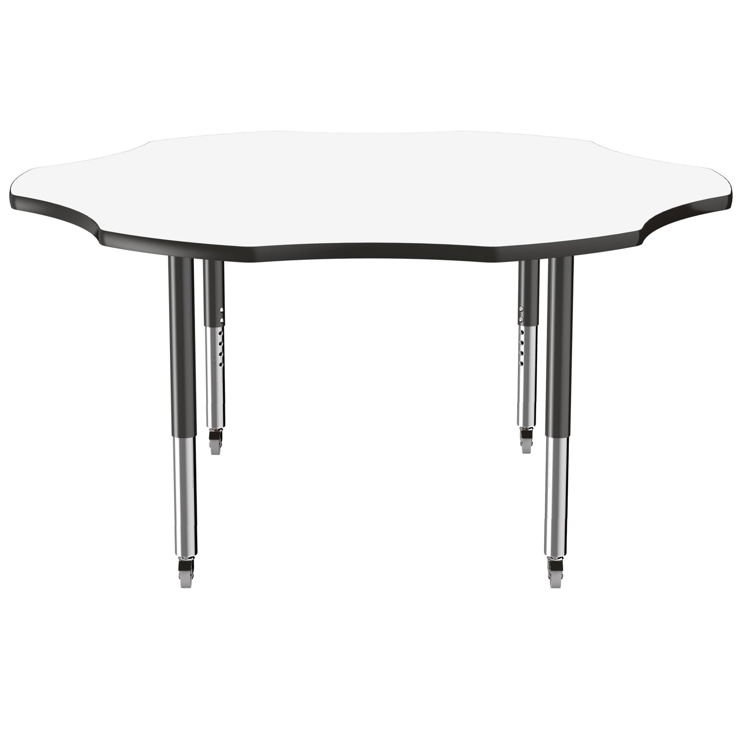 FDP 60" x 60" Flower Dry - Erase Activity Table with Adjustable Super Legs (FDP - 10244 - XX) - SchoolOutlet