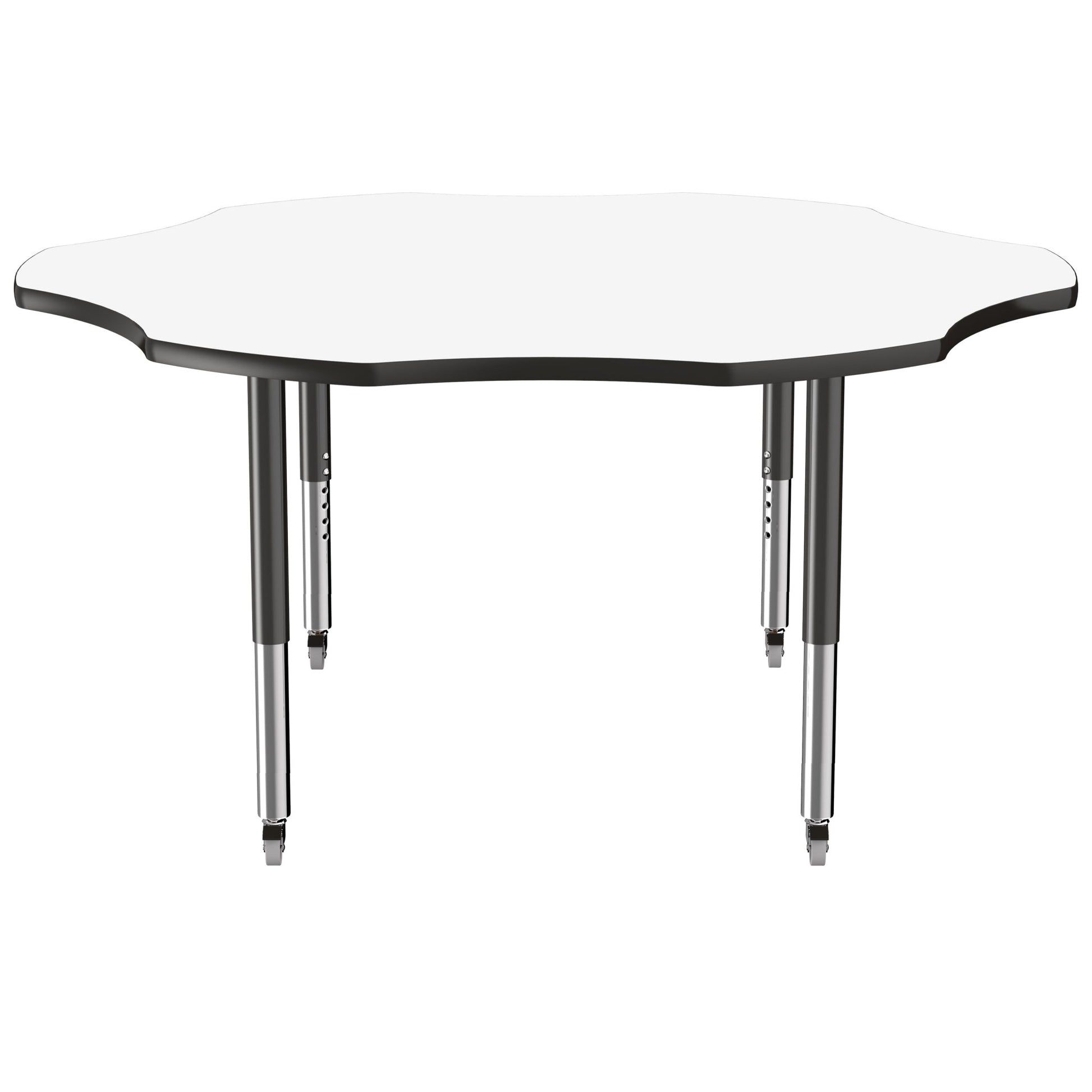 FDP 60" x 60" Flower Dry - Erase Activity Table with Adjustable Super Legs (FDP - 10244 - XX) - SchoolOutlet