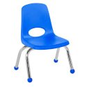 FDP Stackable School Chair, Chrome Legs, Ball Glide - 10