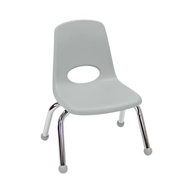 FDP Stackable School Chair, Chrome Legs, Ball Glide - 10" Seat Height (FDP - 10355) - SchoolOutlet