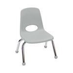 FDP Stackable School Chair, Chrome Legs, Ball Glide - 10