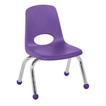 FDP Stackable School Chair, Chrome Legs, Ball Glide - 10