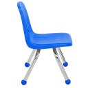 FDP Stackable School Chair, Chrome Legs, Ball Glide - 10" Seat Height (FDP - 10355) - SchoolOutlet
