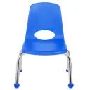 FDP Stackable School Chair, Chrome Legs, Ball Glide - 10" Seat Height (FDP - 10355) - SchoolOutlet