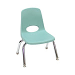 FDP Stackable School Chair, Chrome Legs, Swivel Glide - 10