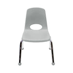 FDP Stackable School Chair, Chrome Legs, Ball Glide - 12