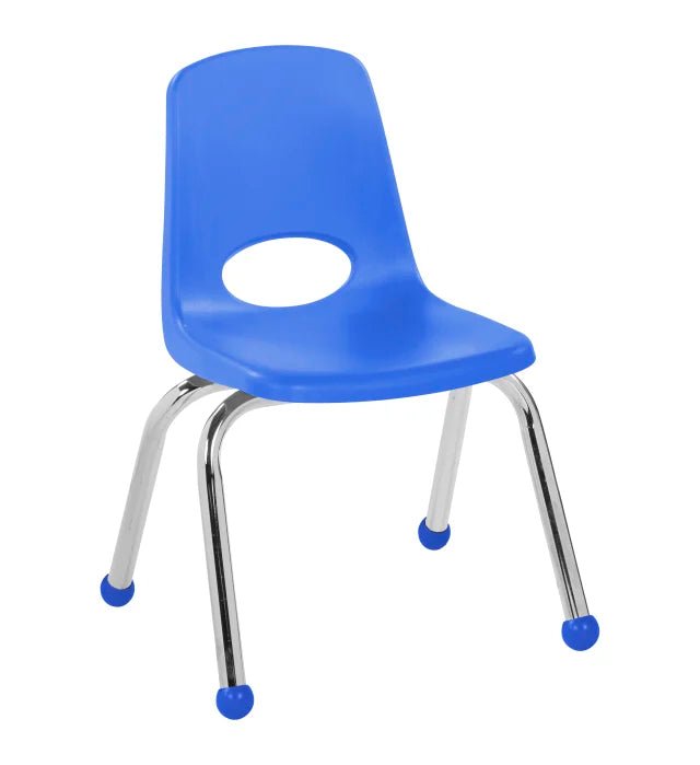 FDP Stackable School Chair, Chrome Legs, Ball Glide - 12" Seat Height (FDP - 10359) - SchoolOutlet