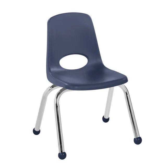 FDP Stackable School Chair, Chrome Legs, Ball Glide - 12" Seat Height (FDP - 10359) - SchoolOutlet