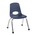 FDP Stackable School Chair, Chrome Legs, Ball Glide - 12