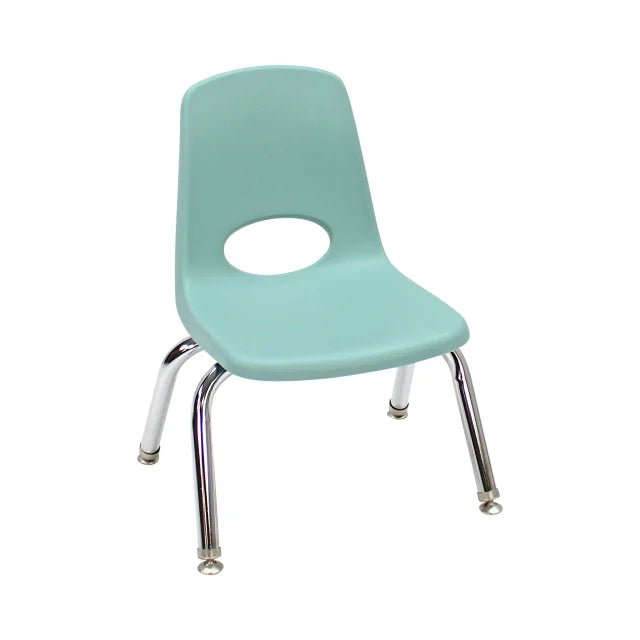FDP Stackable School Chair, Chrome Legs, Ball Glide - 12" Seat Height (FDP - 10359) - SchoolOutlet