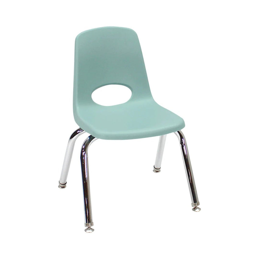 FDP Stackable School Chair, Chrome Legs, Swivel Glide - 12" Seat Height (FDP - 10360) - SchoolOutlet