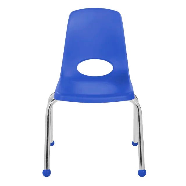 FDP Stackable School Chair, Chrome Legs, Ball Glide - 14" Seat Height (FDP - 10363) - SchoolOutlet